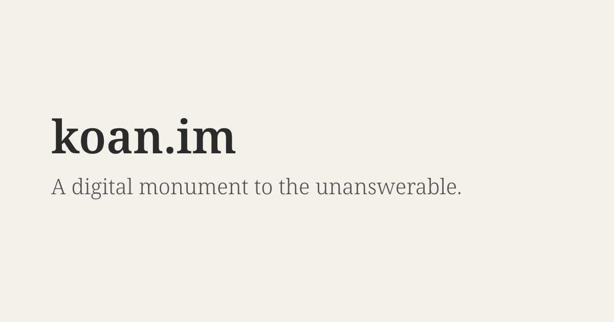 koan.im monument